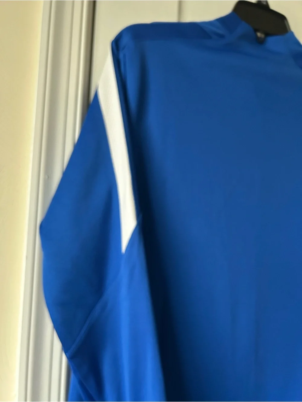 NWT- Nike Royal Blue & White Quarter-Zip Training Jacket